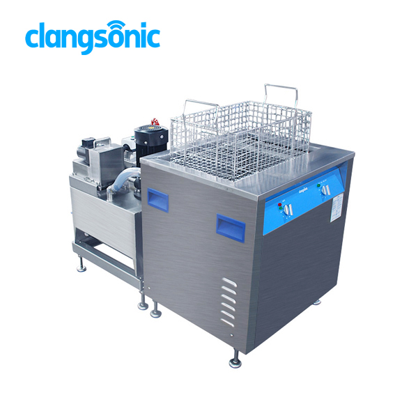 Components commonly found in ultrasonic filter cleaning machines