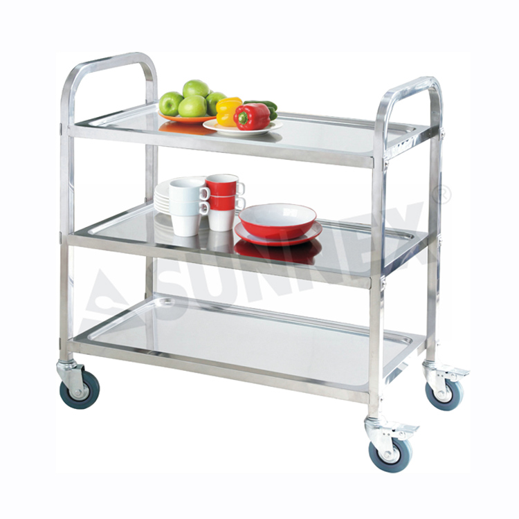 Features of stainless steel service trolleys